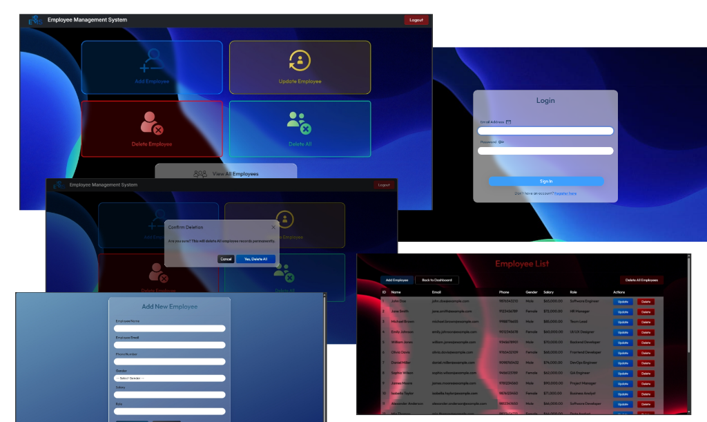 Employee Management Preview